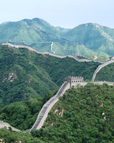 wielki mur chiński widok ze wzniesienia